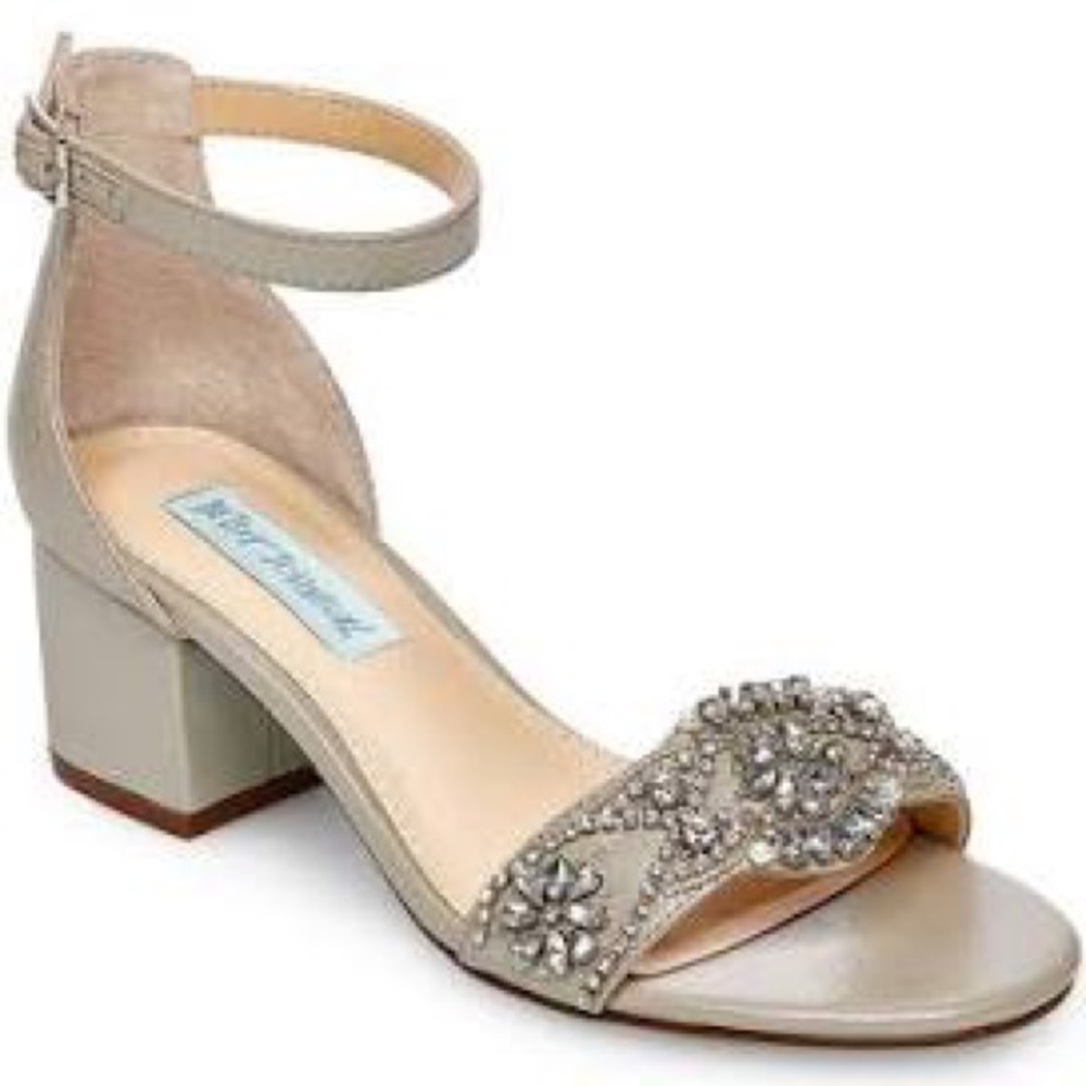 Silver wedding/ cocktail party heels